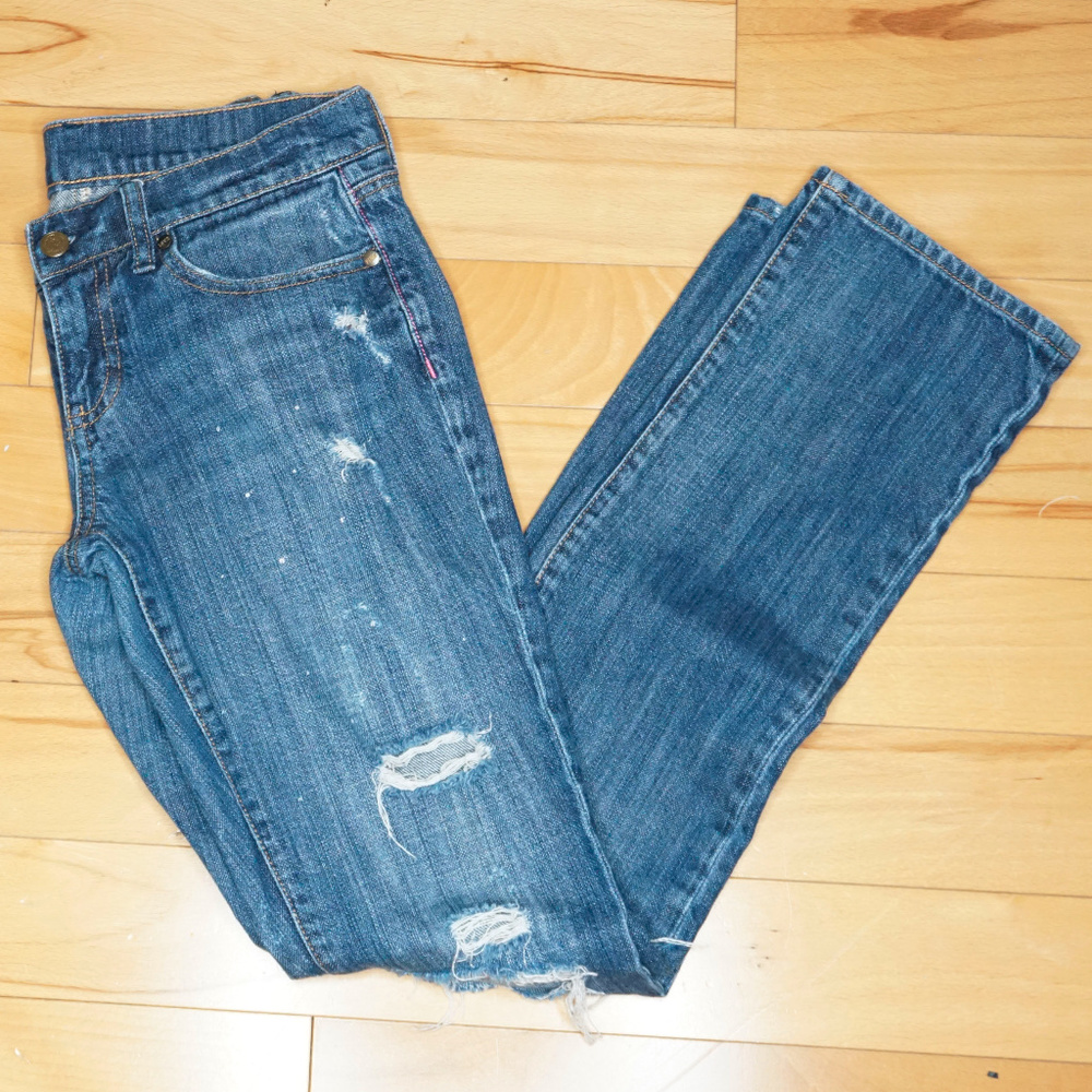 Victoria's Secret PINK distressed denim jeans
